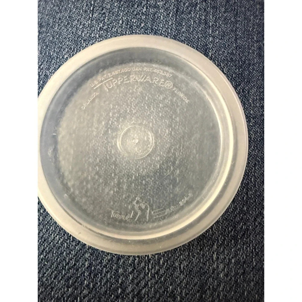 Tupperware Replacement Lids Kitchen  Clear Lot of 2 Vintage‎ Seal 294-8 Round